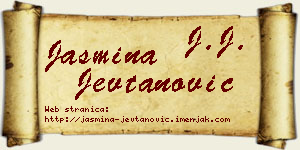 Jasmina Jevtanović vizit kartica
